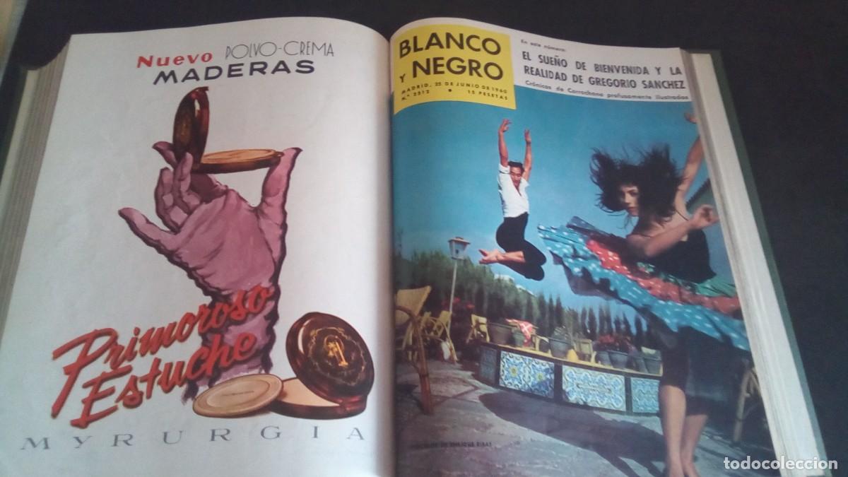 Coleccionismo de revista Blanco y Negro: TOMO REVISTA BLANCO Y NEGRO-INCLUYE 8 N&Uacute;MEROS-2505-2506-2507-2508-2509-2510-2511-2512-A&Ntilde;O 1960