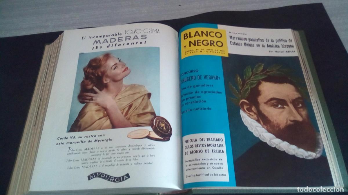 Coleccionismo de revista Blanco y Negro: TOMO REVISTA BLANCO Y NEGRO-INCLUYE 8 N&Uacute;MEROS-2557-2558-2559-2560-2561-2562-2563-2564-A&Ntilde;O 1961