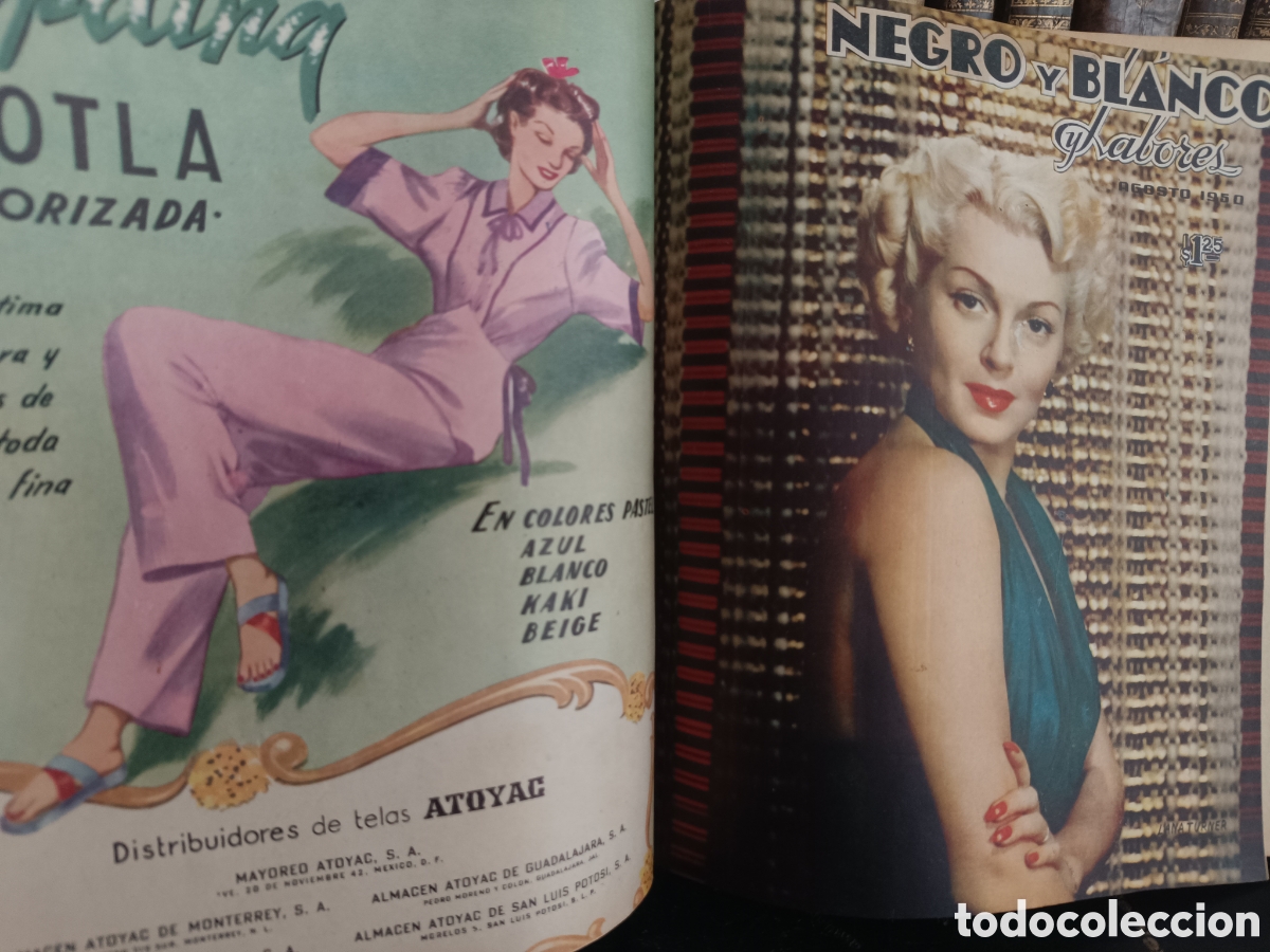 Coleccionismo de revista Blanco y Negro: NEGRO Y BLANCO Y LABORES. MEXICO 1950-1951. 12 REVISTAS ENCUEDERNADAS. CINE, MODA...