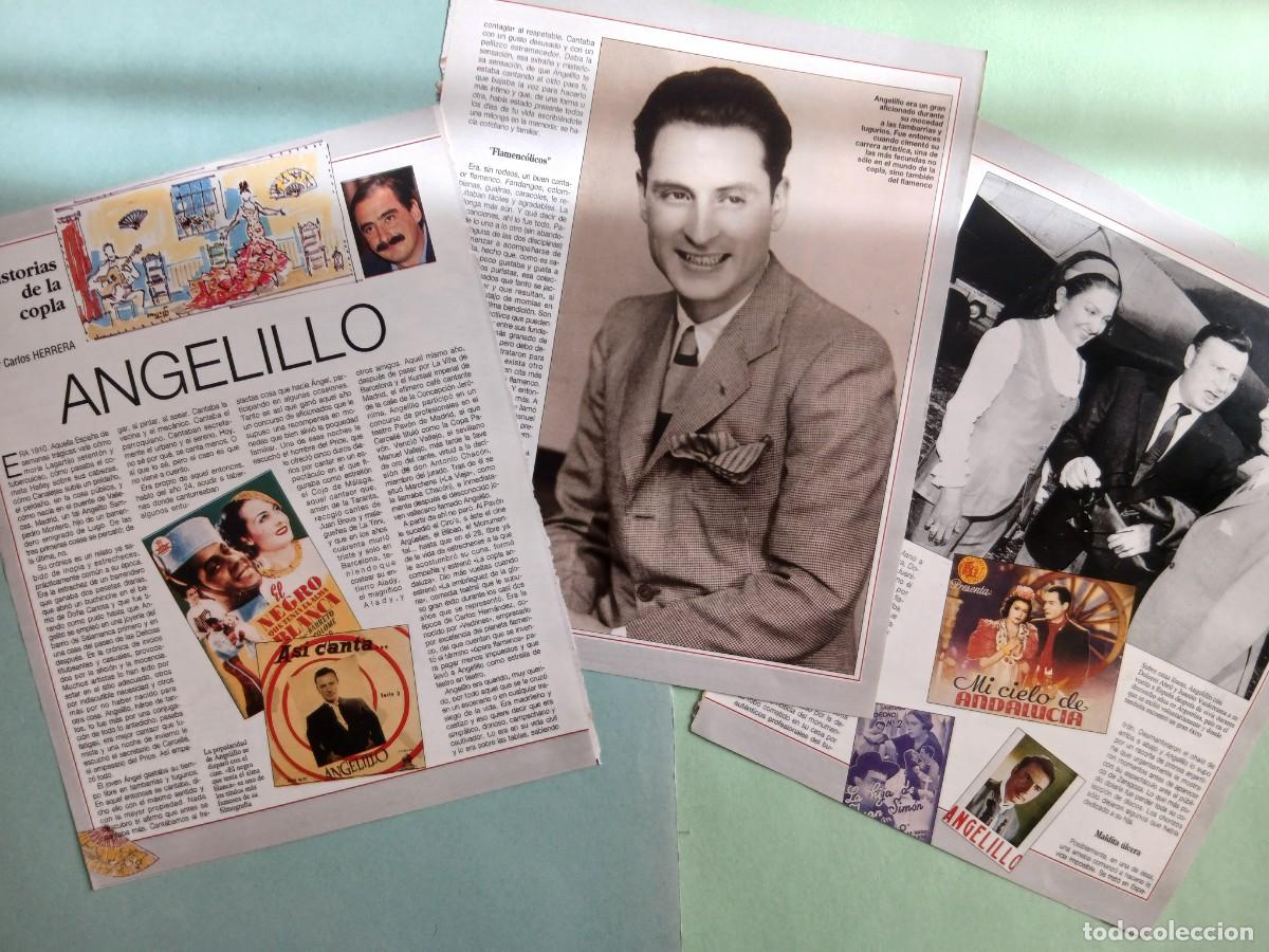 Coleccionismo de revista Blanco y Negro: ANGELILLO. HISTORIAS DE LA COPLA (Por Carlos Herrera). Coleccionable Revista Blanco y Negro