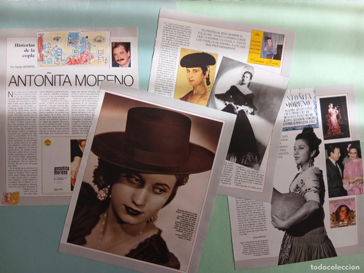 Sammeln von Zeitschriften Blanco y Negro: ANTO&Ntilde;ITA MORENO. HISTORIAS DE LA COPLA (Por Carlos Herrera). Coleccionable Revista Blanco y Negro