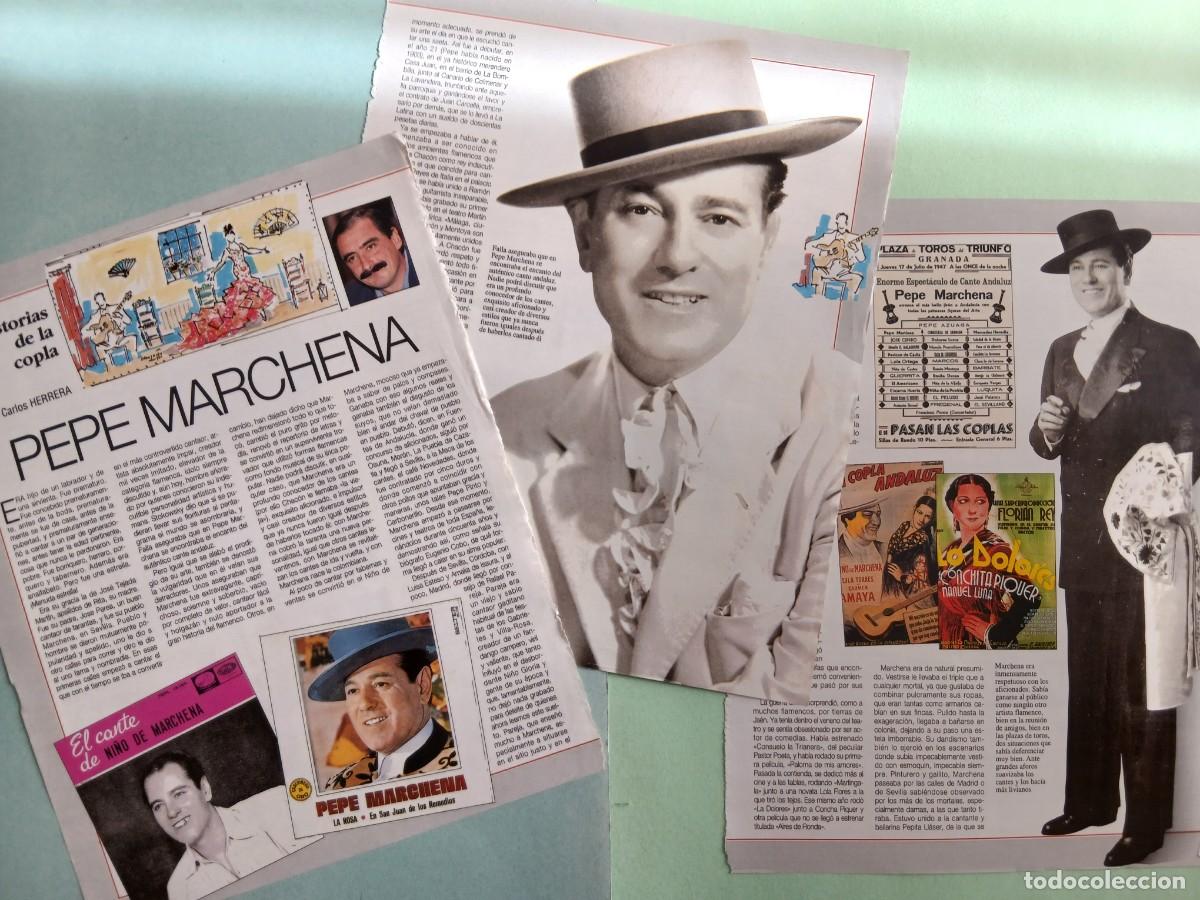 Coleccionismo de revista Blanco y Negro: PEPE MARCHENA. HISTORIAS DE LA COPLA (Por Carlos Herrera). Coleccionable Revista Blanco y Negro