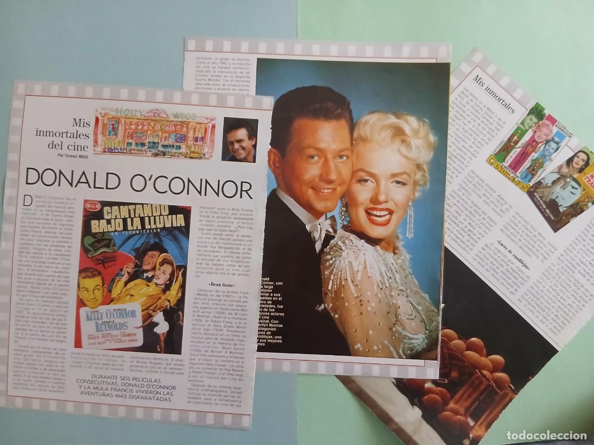 Coleccionismo de revista Blanco y Negro: DONALD O&acute;CONNOR. MIS INMORTALES DEL CINE (Por Terenci Moix). Coleccionable Revista Blanco y Negro