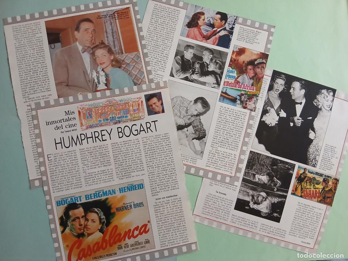 Coleccionismo de revista Blanco y Negro: HUMPHREY BOGART. MIS INMORTALES DEL CINE (Por Terenci Moix). Coleccionable Revista Blanco y Negro