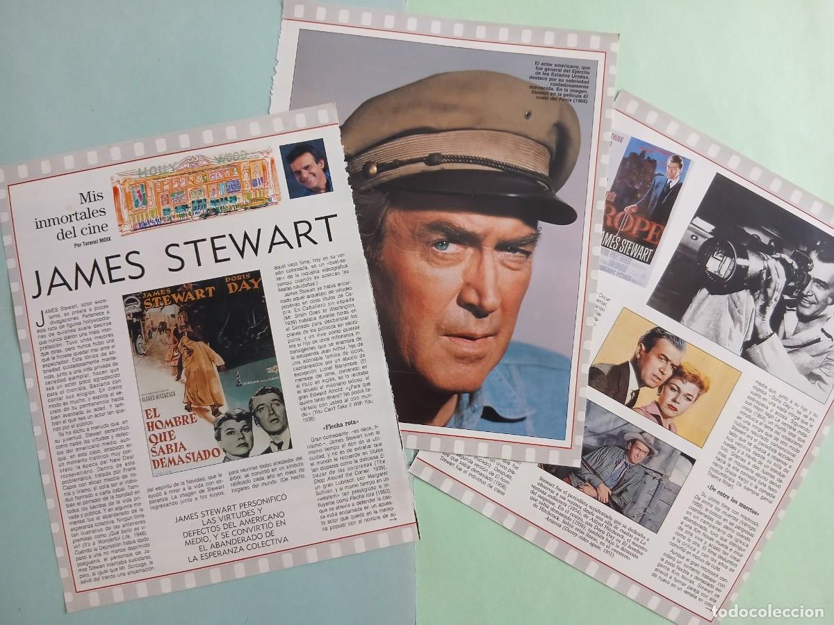 Coleccionismo de revista Blanco y Negro: JAMES STEWART. MIS INMORTALES DEL CINE (Por Terenci Moix). Coleccionable Revista Blanco y Negro