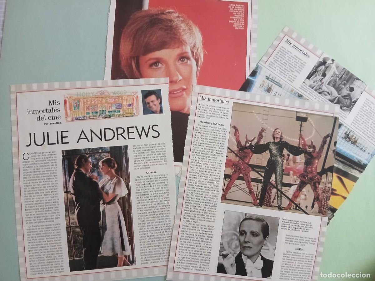 Coleccionismo de revista Blanco y Negro: JULIE ANDREWS. MIS INMORTALES DEL CINE (Por Terenci Moix). Coleccionable Revista Blanco y Negro