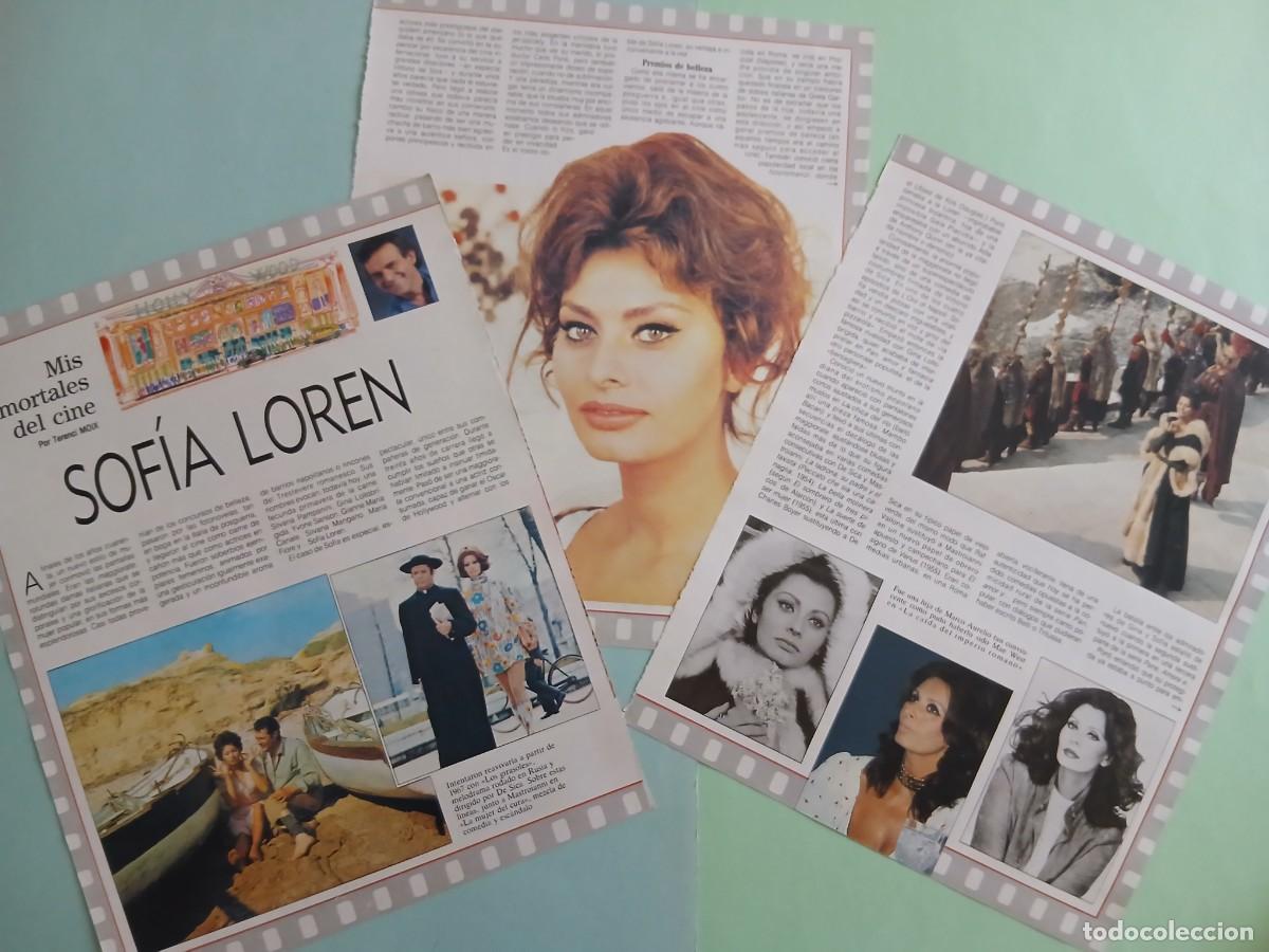Coleccionismo de revista Blanco y Negro: SOFIA LOREN. MIS INMORTALES DEL CINE (Por Terenci Moix). Coleccionable Revista Blanco y Negro
