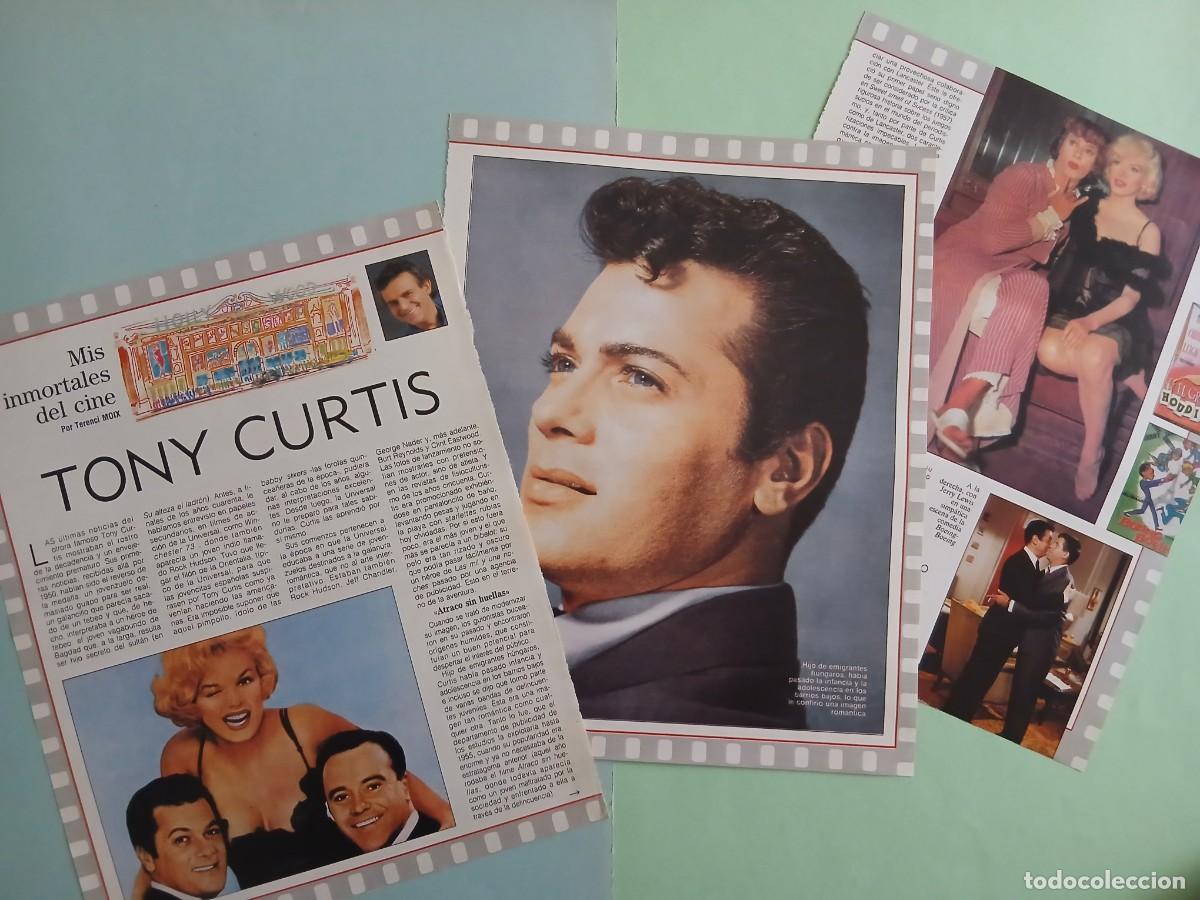 Coleccionismo de revista Blanco y Negro: TONY CURTIS. MIS INMORTALES DEL CINE (Por Terenci Moix). Coleccionable Revista Blanco y Negro