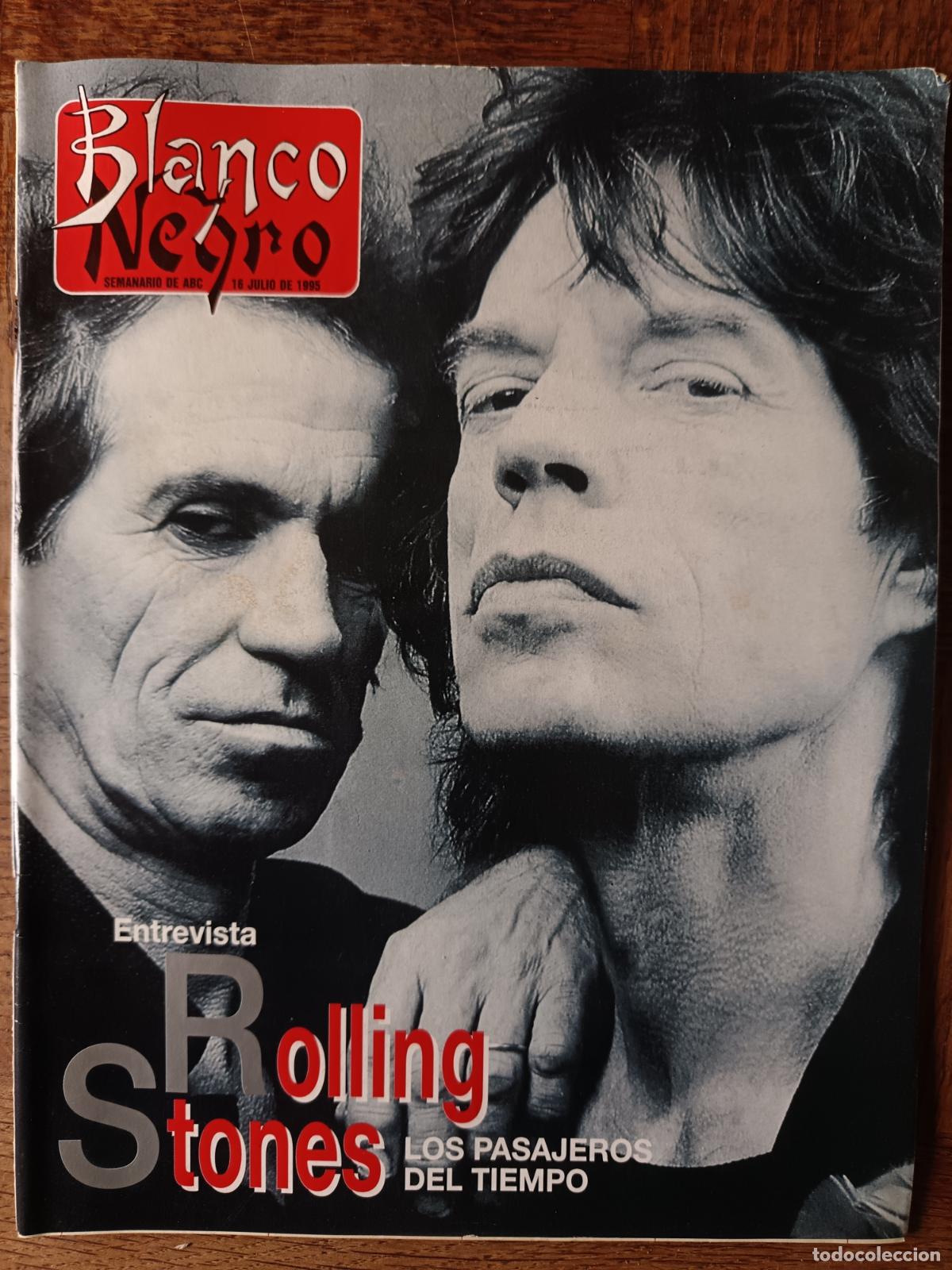 Coleccionismo de revista Blanco y Negro: BLANCO Y NEGRO 3968 de 1995. ROLLING STONES, BOB DYLAN, PILAR MIRO, LUIS MARIANO, CAMARAS FOTOS...