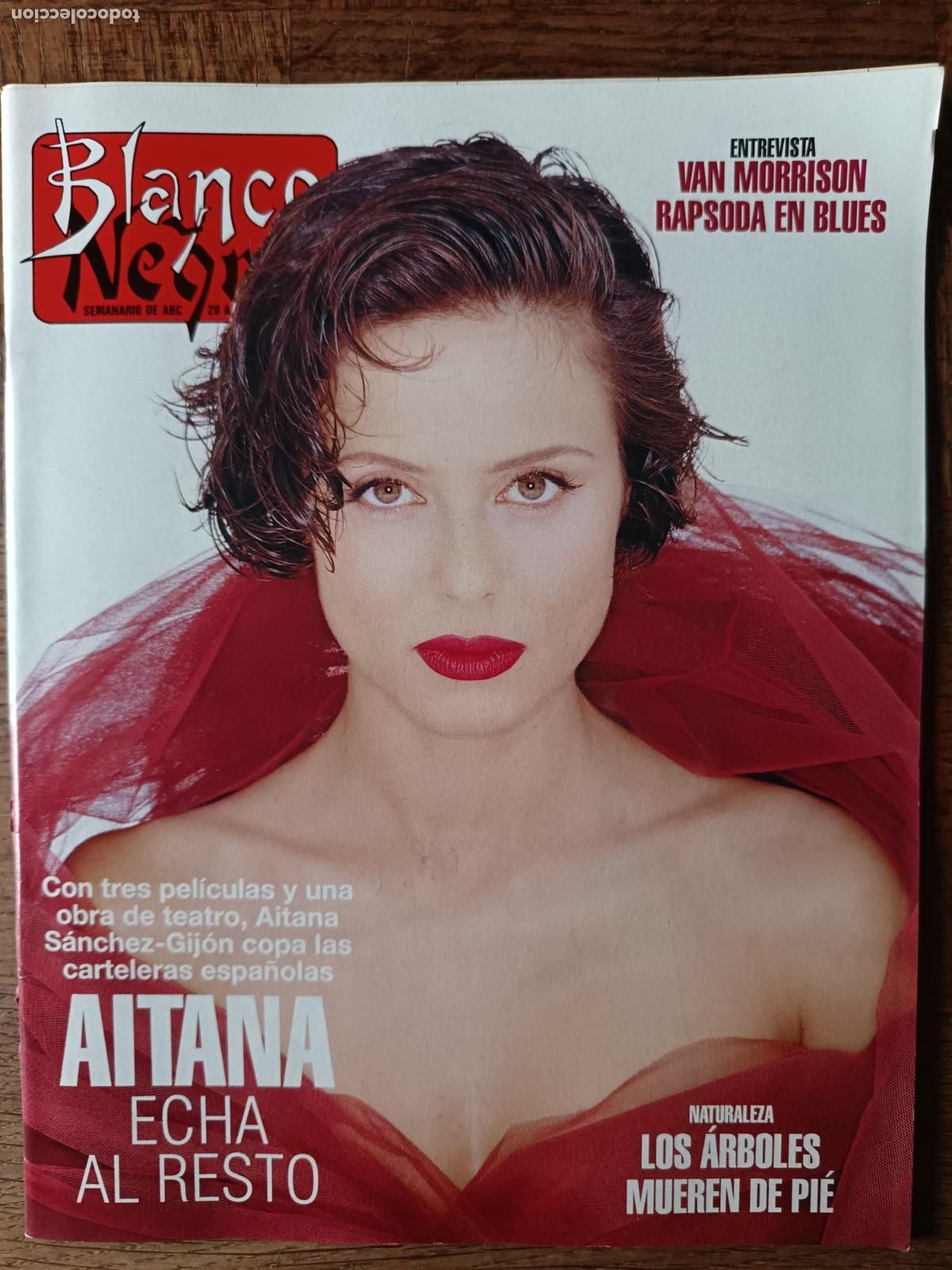 Coleccionismo de revista Blanco y Negro: BLANCO Y NEGRO 3973 de 1995. AITANA SANCHEZ GIJON, VAN MORRISON, CARMEN LAFFON, CANDIDO MENDEZ...
