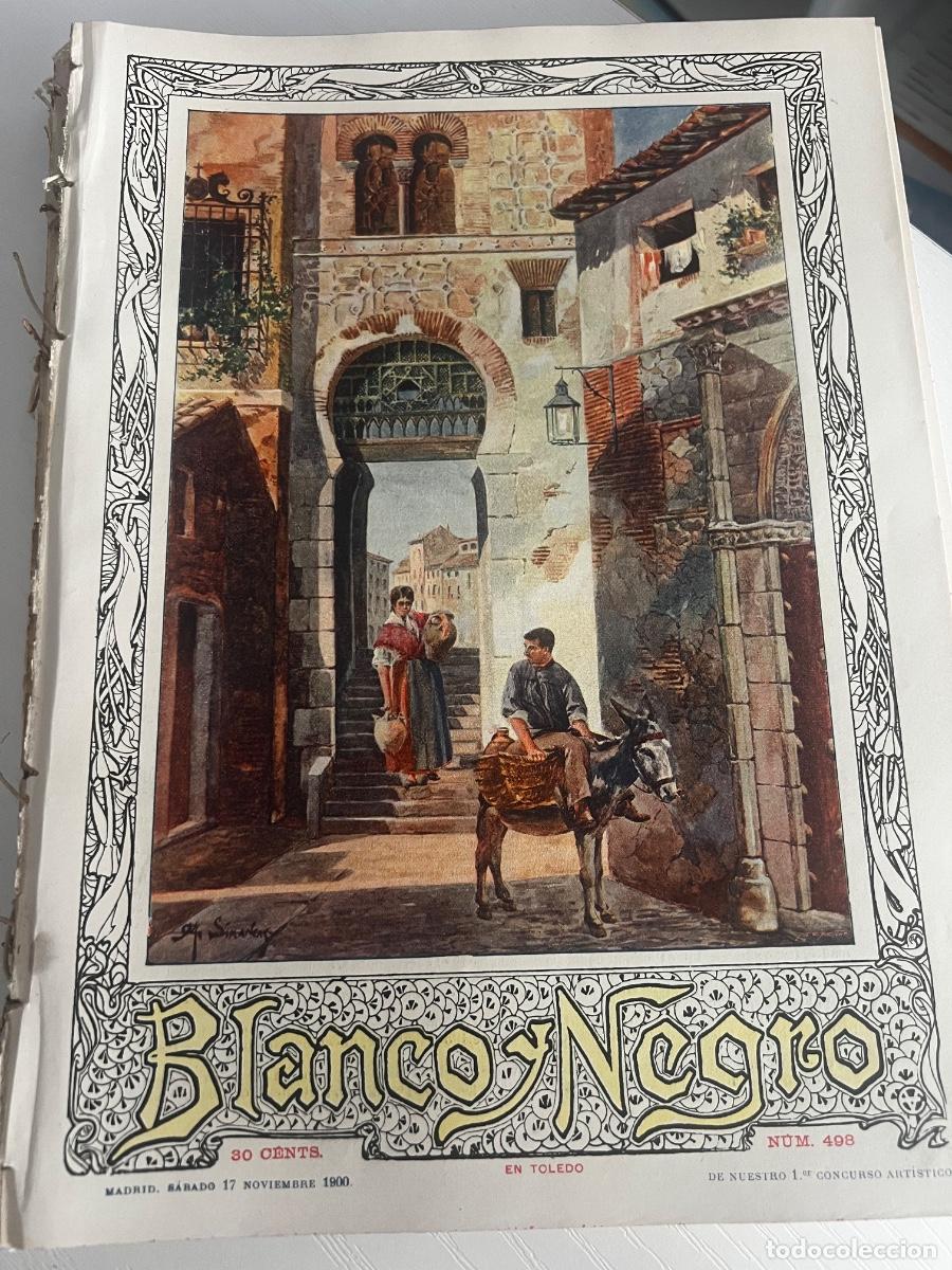 Coleccionismo de revista Blanco y Negro: BLANCO Y NEGRO. N&ordm; 498. A&Ntilde;O 1900. MANUEL DOM&Iacute;NGUEZ. EL BANQUETE DE LOS GREMIOS. APERTURA DEL .. LEER