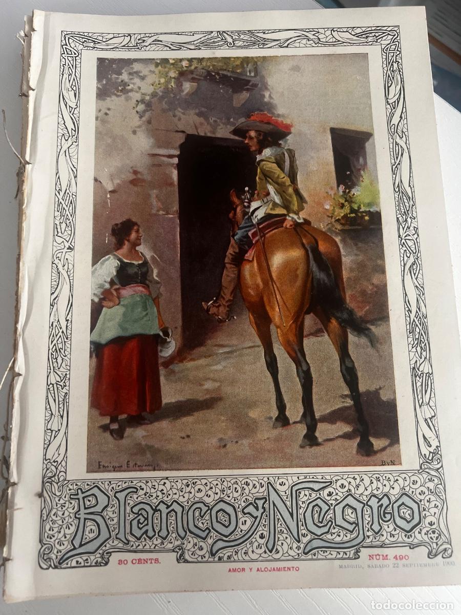 Coleccionismo de revista Blanco y Negro: BLANCO Y NEGRO. N&ordm; 490. A&Ntilde;O 1900. EL DUQUE DE LOS ABRUZZOS. DESCUBRIMIENTO DE LA ESTATUA DE Z.. LEER