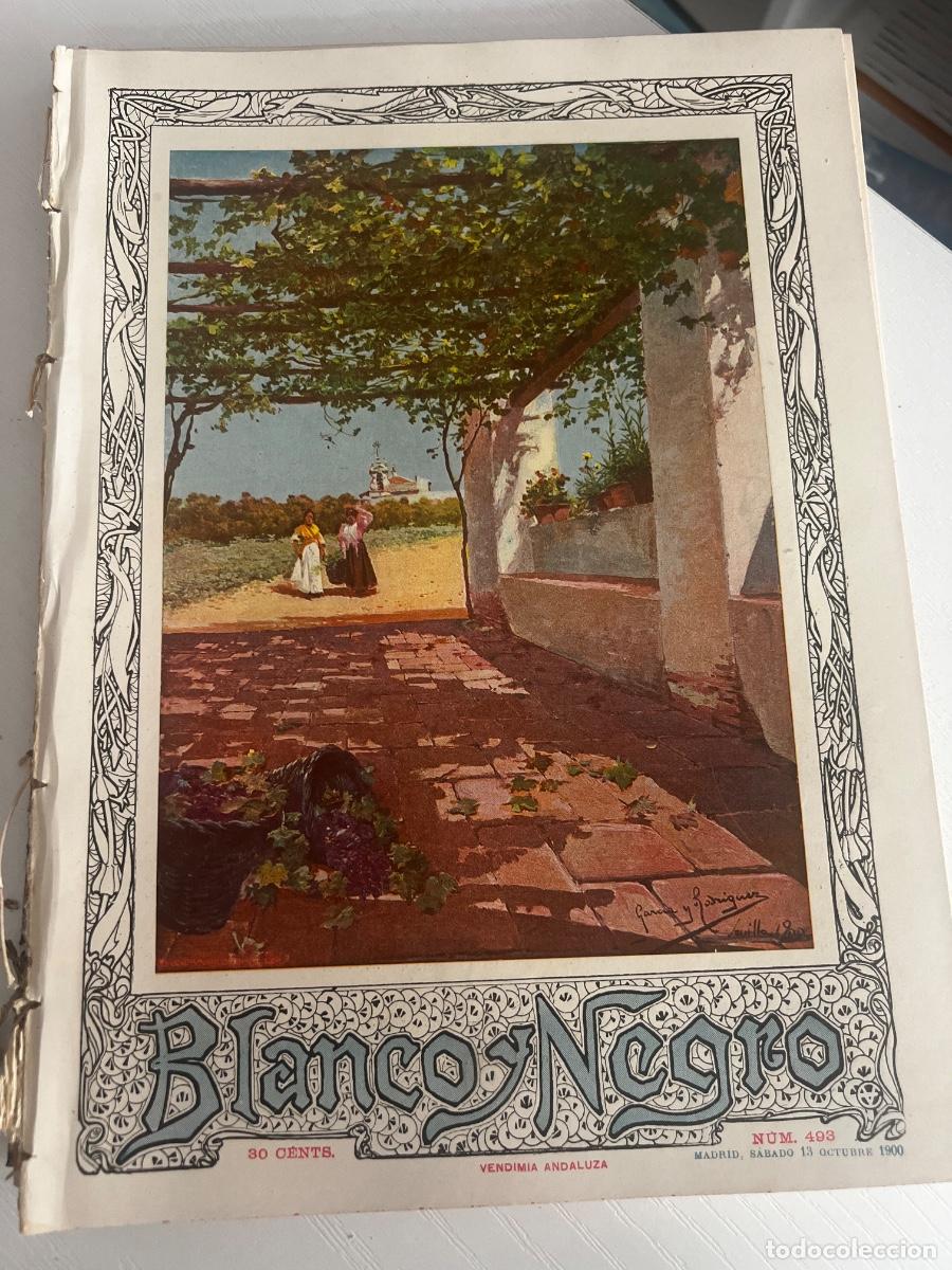 Coleccionismo de revista Blanco y Negro: BLANCO Y NEGRO. N&ordm; 493. A&Ntilde;O 1900. LA FORIA DE GANADOS EN ZARAGOZA. LAS PLANTAS DE SAL&Oacute;N. SANT.. LEER
