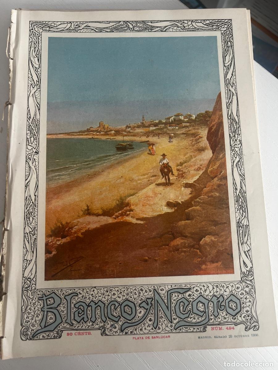 Coleccionismo de revista Blanco y Negro: BLANCO Y NEGRO. N&ordm; 494. A&Ntilde;O 1900. LA VENDIMIA. EN LA PUERTA DEL SOL. M&Uacute;SICA DEL MAESTRO P&Eacute;REZ.. LEER