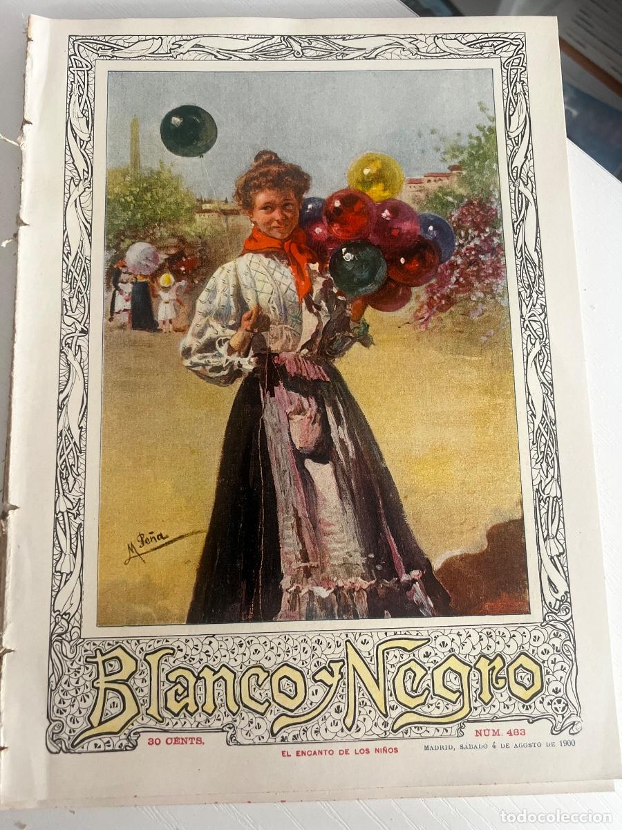 Coleccionismo de revista Blanco y Negro: BLANCO Y NEGRO. N&ordm; 483. A&Ntilde;O 1900. COSAS DE CHINA. EL ASESINATO DEL REY DE ITALIA. RAFEL MOLIN.. LEER
