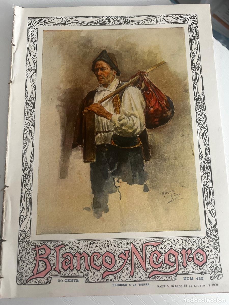 Coleccionismo de revista Blanco y Negro: BLANCO Y NEGRO. N&ordm; 485. A&Ntilde;O 1900. RINCONES ART&Iacute;STICOS DE LA EXPOSICI&Oacute;N DE PAR&Iacute;S. EL DOCTOR RA.. LEER
