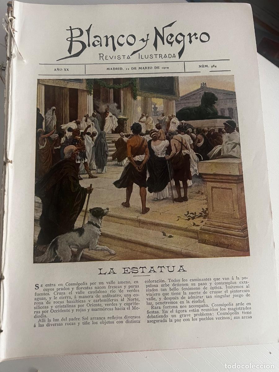 Coleccionismo de revista Blanco y Negro: BLANCO Y NEGRO. N&ordm; 984. A&Ntilde;O 1910. EL GENERAL MARINA SALIENDO DEL PALACIO REAL. LOS PR&Iacute;NCIPES .. LEER