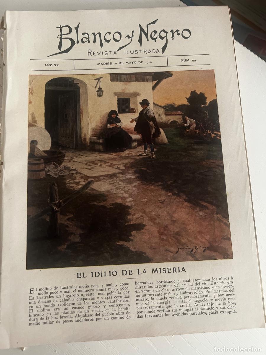 Collection Magazine Blanco y Negro: BLANCO Y NEGRO. N&ordm; 992. A&Ntilde;O 1910. LA INFANTA ISABEL A SU LLEGADA A C&Aacute;DIZ. MANIFESTACI&Oacute;N OBRER.. LEER