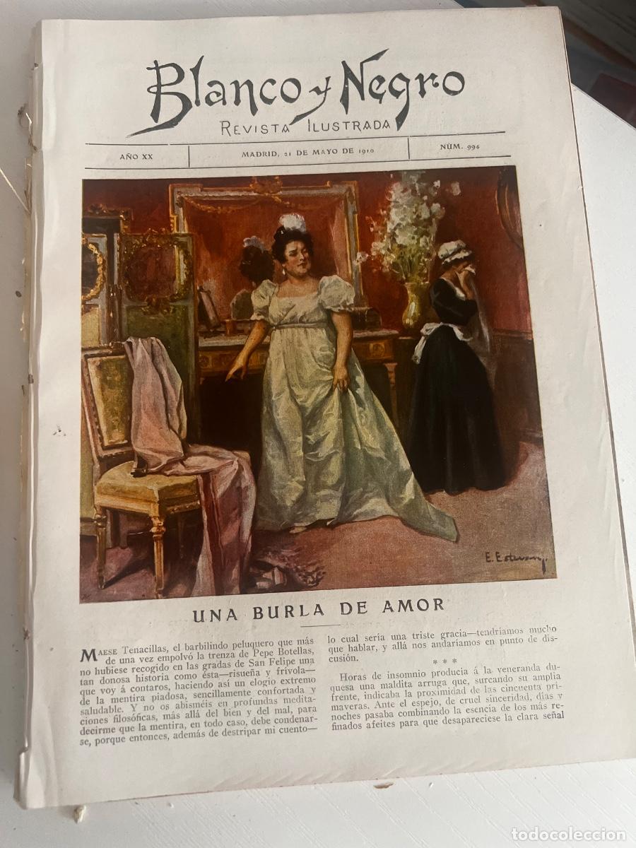 Collection Magazine Blanco y Negro: BLANCO Y NEGRO. N&ordm; 994. A&Ntilde;O 1910. LAS MUJERES DEL HAR&Eacute;N. LAS BANDAS CIVILES Y MILITARES TOCAN.. LEER