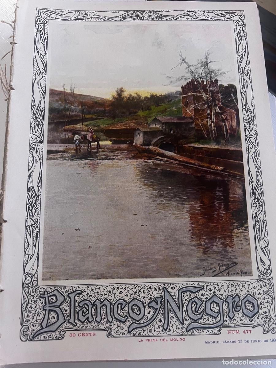 Coleccionismo de revista Blanco y Negro: BLANCO Y NEGRO. N&ordm; 477. A&Ntilde;O 1900. EN LA CASTELLANA. DON MAXIMINO TEIJEIRO. EL REY DE SUECIA E.. LEER