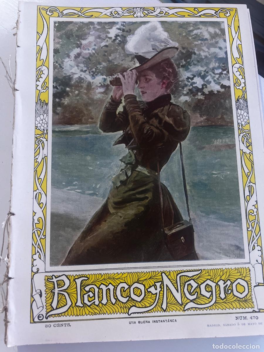 Coleccionismo de revista Blanco y Negro: BLANCO Y NEGRO. N&ordm; 470. A&Ntilde;O 1900. LA GIRA POR EL GUADALQUIVIR. LOS JUEGOS FLORALES DE SEVILLA.. LEER
