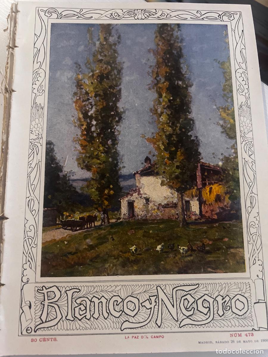 Coleccionismo de revista Blanco y Negro: BLANCO Y NEGRO. N&ordm; 473. A&Ntilde;O 1900. ECLIPSE SOLAR DEL 28 DE MAYO. LOS T&Eacute;S DE PALACIO. DON ANTON.. LEER