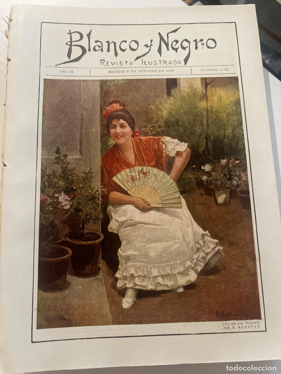 Coleccionismo de revista Blanco y Negro: BLANCO Y NEGRO. N&ordm; 1325. A&Ntilde;O 1916. PARANINFO DE LA UNIVERSIDAD CENTRAL. HOMENAJE A LA VIRGEN DE LA M