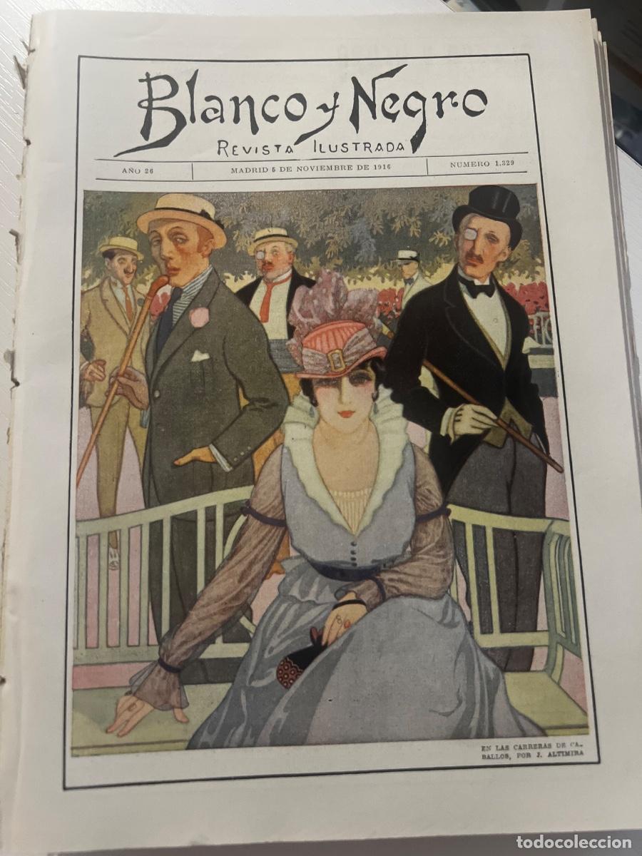 Coleccionismo de revista Blanco y Negro: BLANCO Y NEGRO. N&ordm; 1329. NOVIEMBRE 1916. EL ASILO SAN JOSE DE MADRID. LA VIDA DEL TEATRO. VER FOTOS