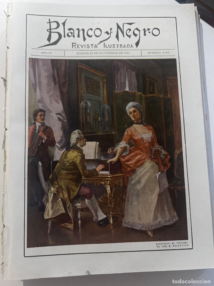 Coleccionismo de revista Blanco y Negro: BLANCO Y NEGRO. N&ordm; 1330. A&Ntilde;O 1916. JUEGOS FLORALES EN LORCA. ACADEMIA DE INFANTER&Iacute;A. FRANCISCO DELLA