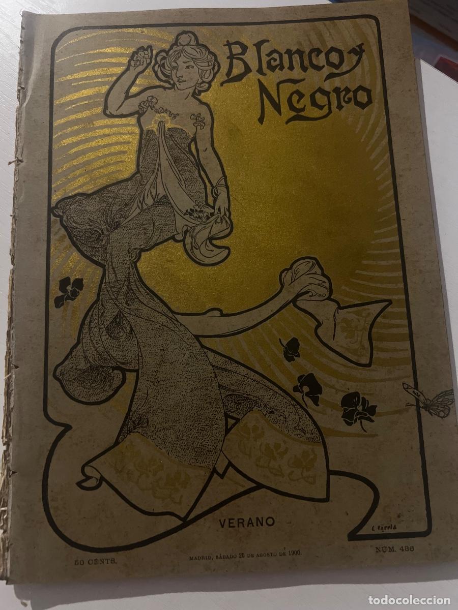 Coleccionismo de revista Blanco y Negro: BLANCO Y NEGRO. N&ordm; 486. A&Ntilde;O 1900. TERM&Oacute;METRO. VERANO EN LAS CALDERAS. POR LA TIERRA DE CASTILLA.