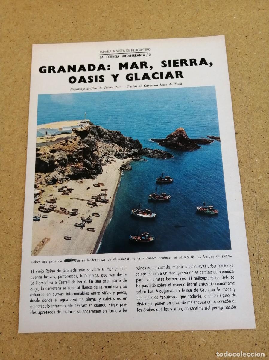 Coleccionismo de revista Blanco y Negro: REVISTILLA BLANCO Y NEGRO. GRANADA: MAR, SIERRA, OASIS Y GLACIAR