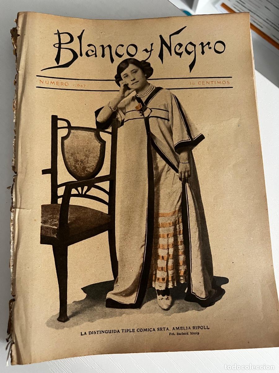 Coleccionismo de revista Blanco y Negro: REVISTA BLANCO Y NEGRO N&ordm; 1047. MADRID, 4 DE JUNIO DE 1911. LA DISTINGUIDA C&Oacute;MICA AMELIA RIPOLL