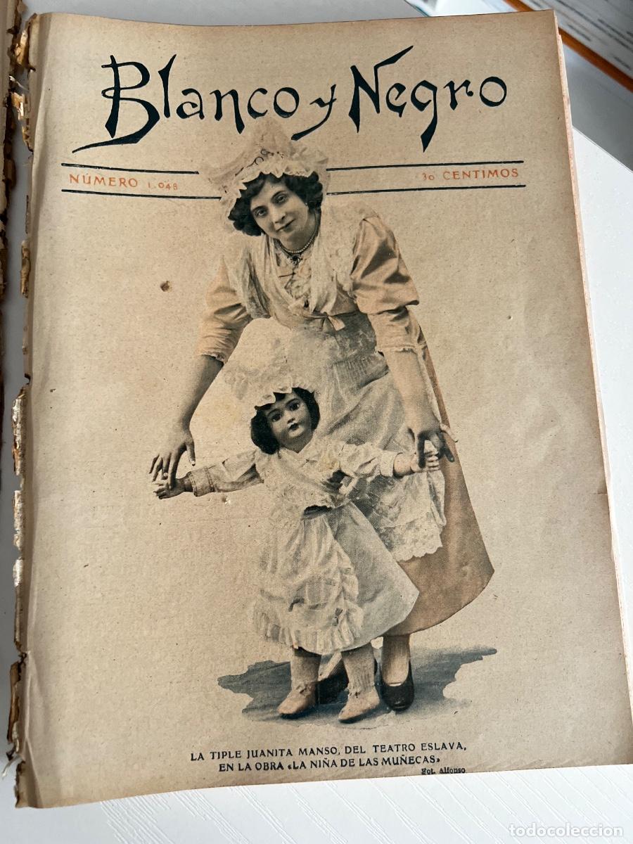 Coleccionismo de revista Blanco y Negro: REVISTA BLANCO Y NEGRO N&ordm; 1048. MADRID, 11 DE JUNIO DE 1911. JUANITA MANSO. LA NI&Ntilde;A DE LAS MU&Ntilde;ECAS