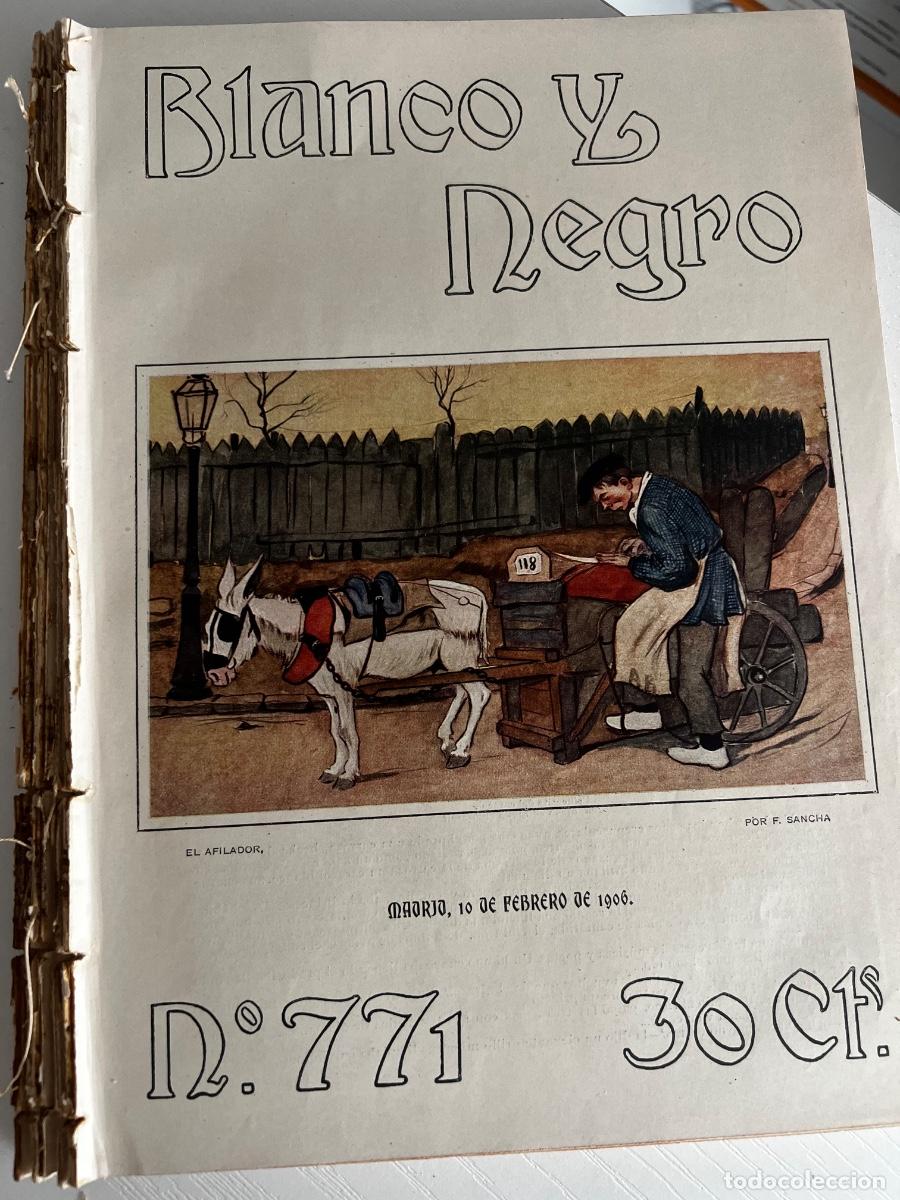 Coleccionismo de revista Blanco y Negro: BLANCO Y NEGRO. N&ordm; 771. A&Ntilde;O 1906. LA BENDICI&Oacute;N DE LAS AGUAS. LA SEPARACI&Oacute;N DE LA IGLESIA Y EL.. LEER