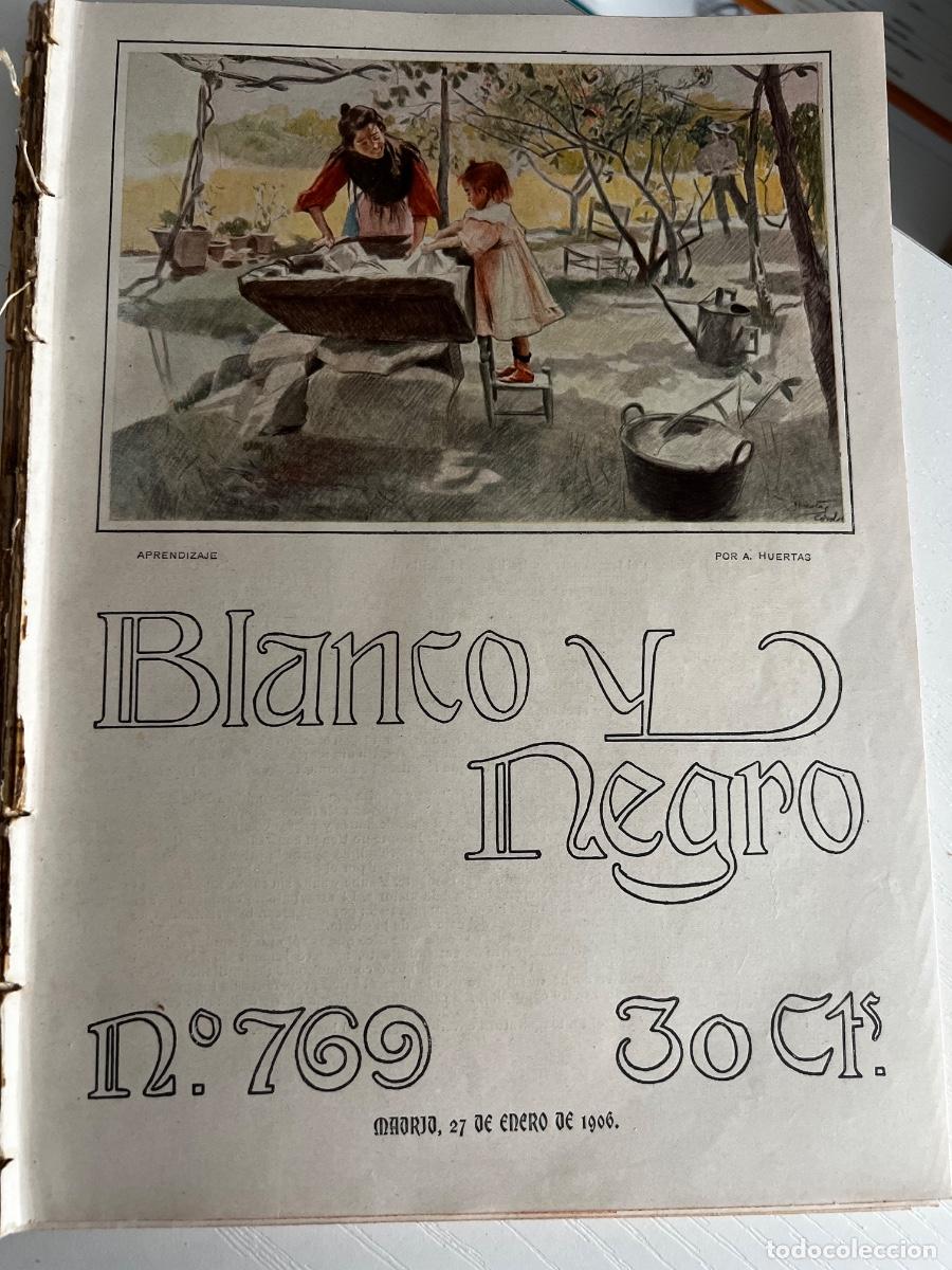 Coleccionismo de revista Blanco y Negro: BLANCO Y NEGRO. N&ordm; 769. A&Ntilde;O 1906. &Uacute;LTIMO RETRATO DE DON ALFONSO XIII. LA PRINCESA ENA DE BATT.. LEER