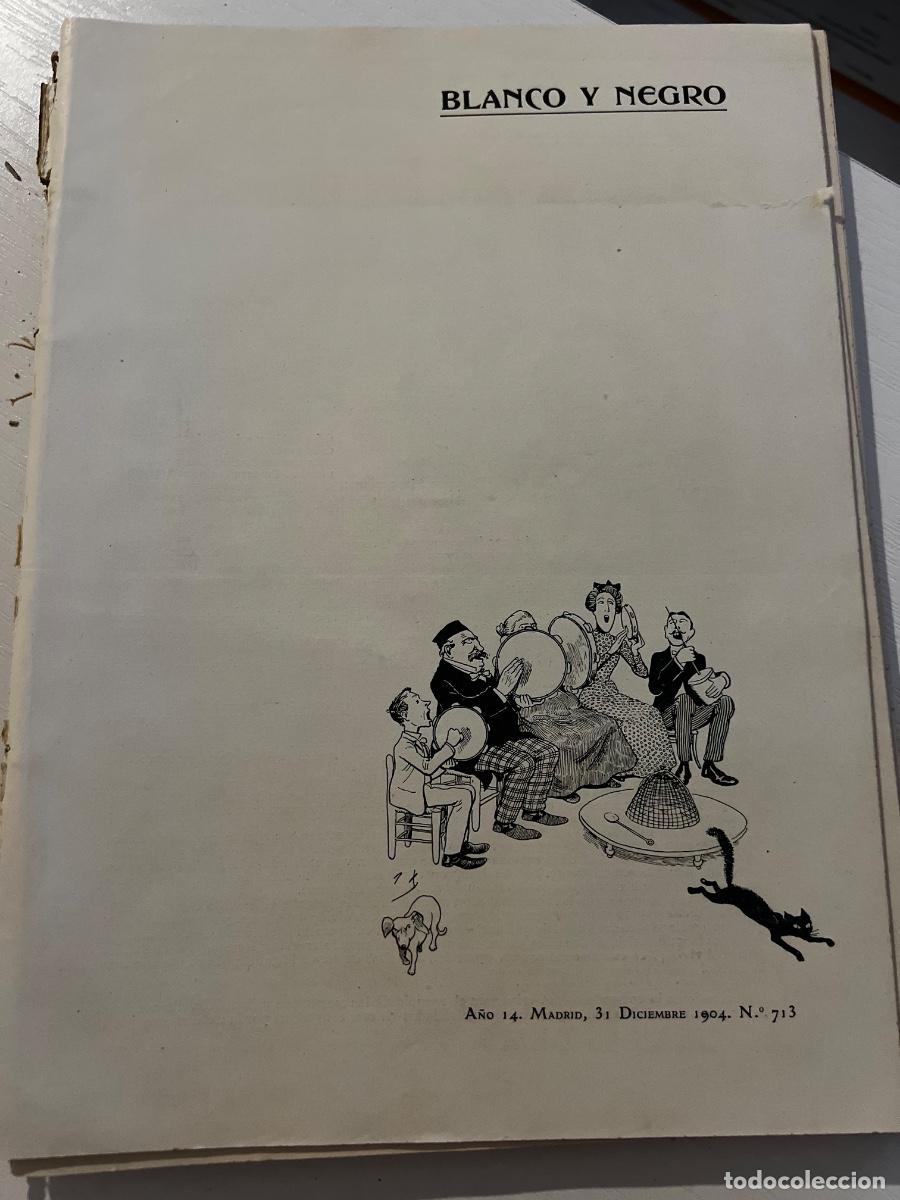 Coleccionismo de revista Blanco y Negro: BLANCO Y NEGRO. N&ordm; 713. A&Ntilde;O 1904. LA FALSIFICACI&Oacute;N DE LA MATERNIDAD. LEER.