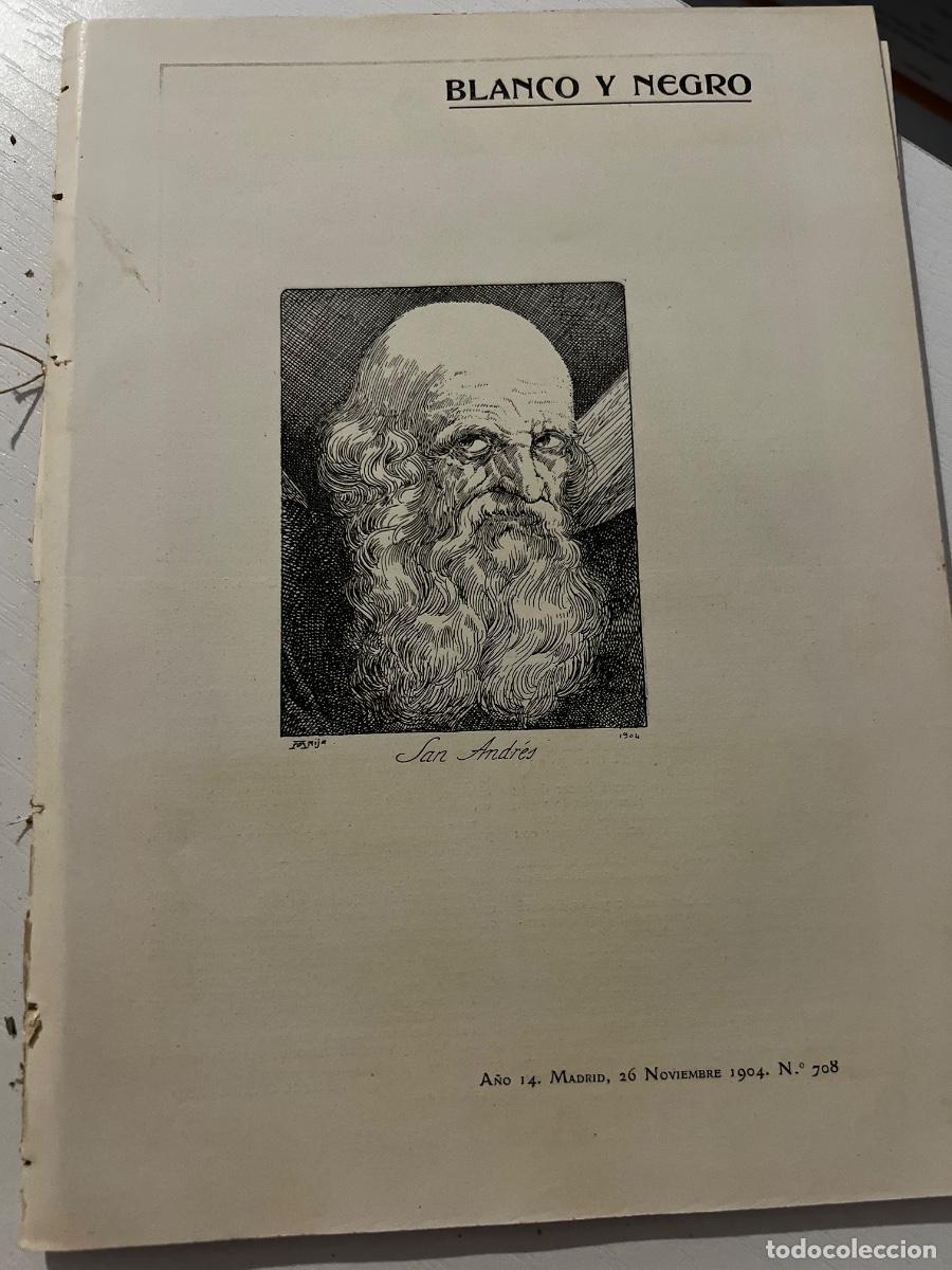 Coleccionismo de revista Blanco y Negro: BLANCO Y NEGRO. N&ordm; 708 A&Ntilde;O 1904. EL GENERAL SERRANO. RETRATO DE GOYA, CUYA PROPIEDAD EST&Aacute; EN PLEITO.