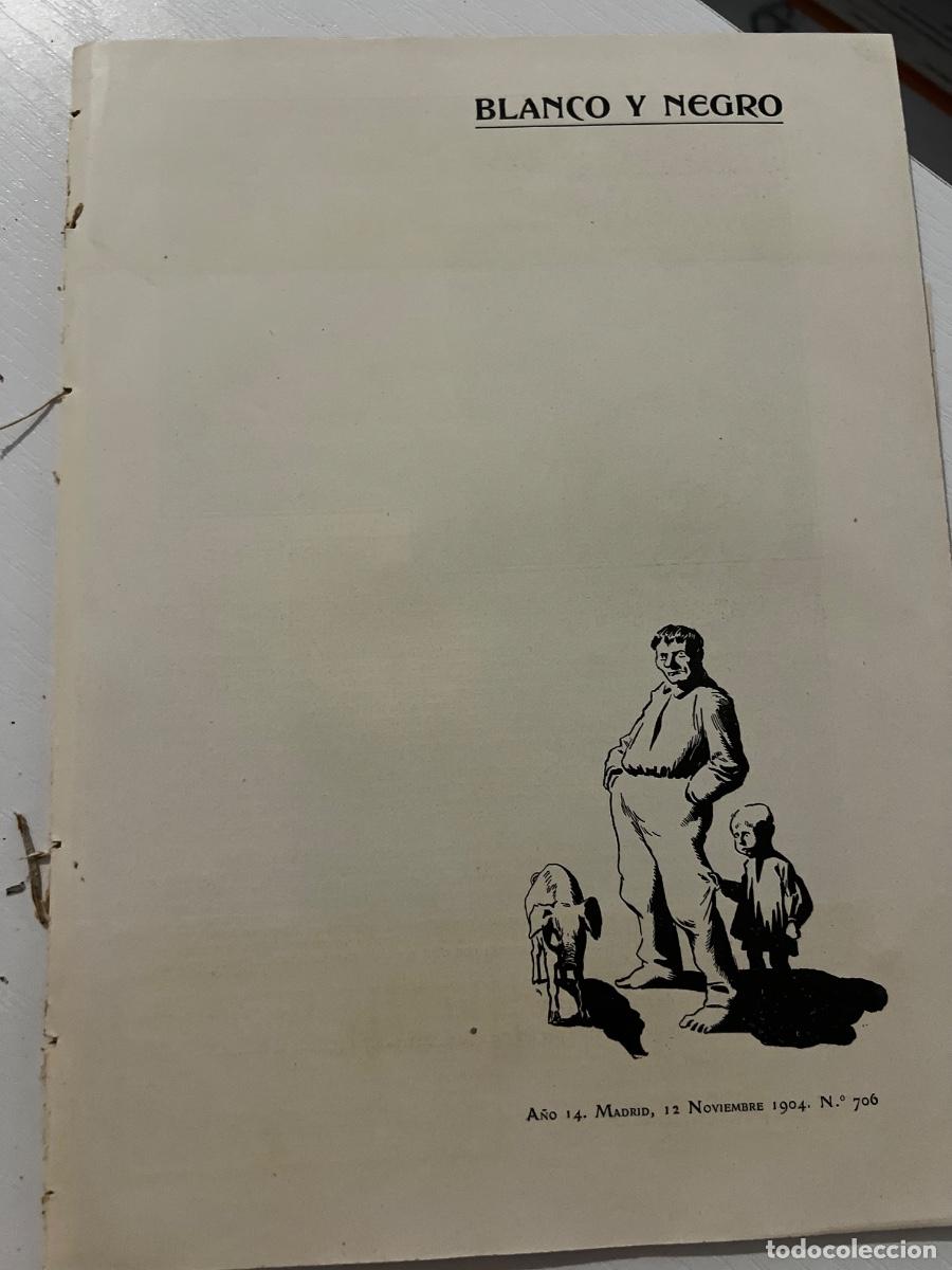 Coleccionismo de revista Blanco y Negro: BLANCO Y NEGRO. N&ordm; 706. A&Ntilde;O 1904. EL ALMIRANTE ROGESTVENSKY &Uacute;LTIMO RETRATO Y AUTOGRAFO