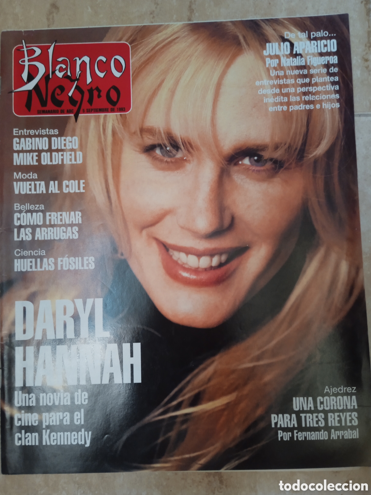 Coleccionismo de revista Blanco y Negro: Blanco y Negro n&deg; 3871 Mike Oldfield Julio Aparicio Gabino Diego Daryl Hannah Viana