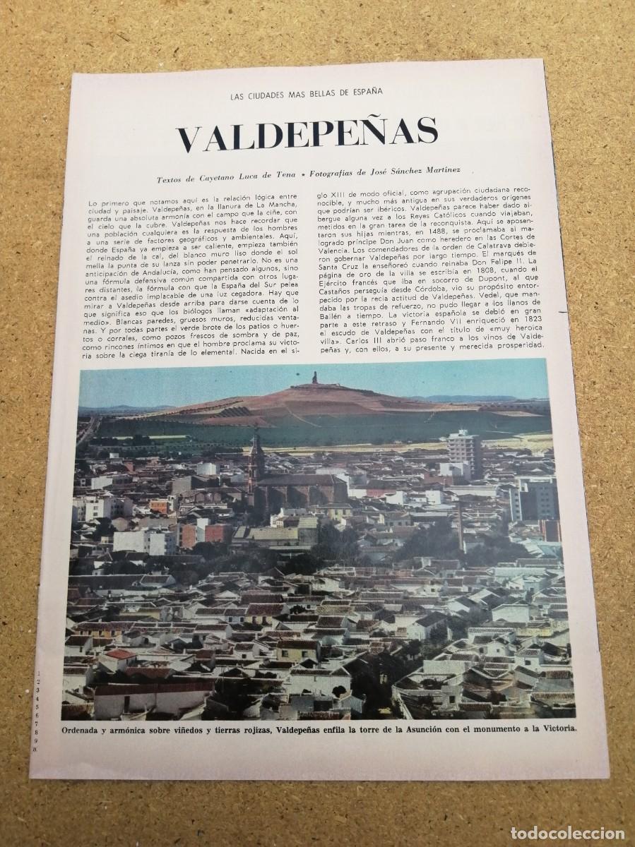 Coleccionismo de revista Blanco y Negro: REVISTILLA BLANCO Y NEGRO. VALDEPE&Ntilde;AS