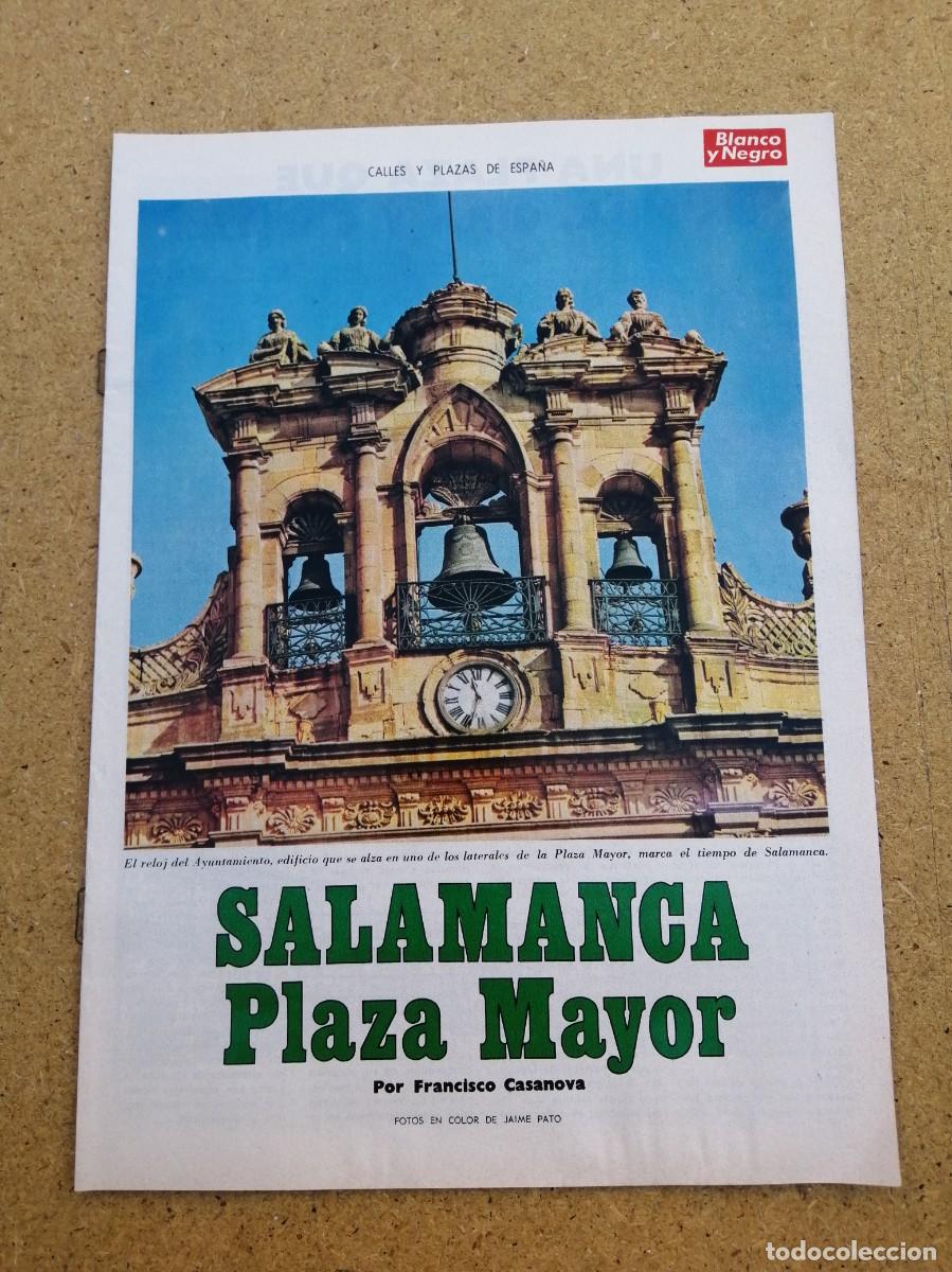 Coleccionismo de revista Blanco y Negro: REVISTILLA BLANCO Y NEGRO. SALAMANCA, PLAZA MAYOR