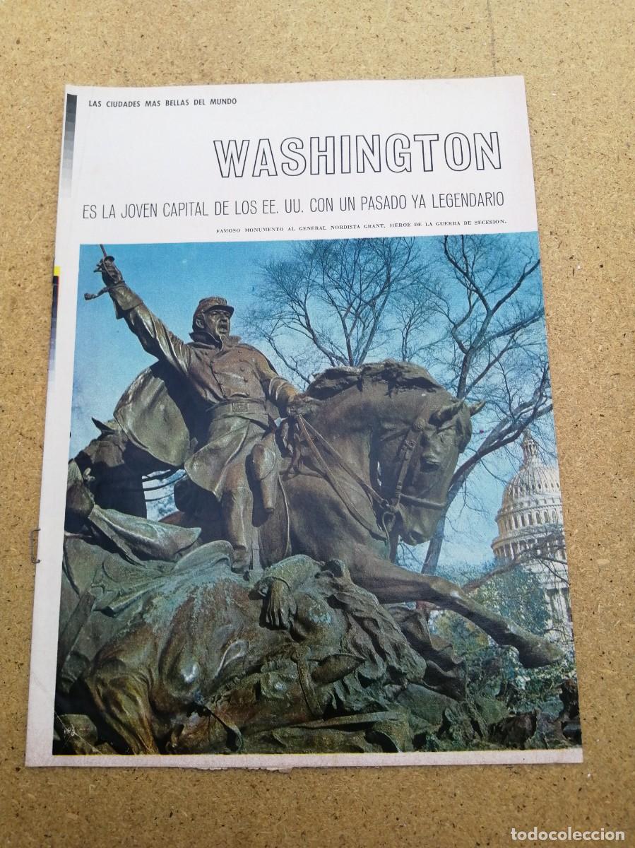 Coleccionismo de revista Blanco y Negro: REVISTILLA BLANCO Y NEGRO. WASHINGTON