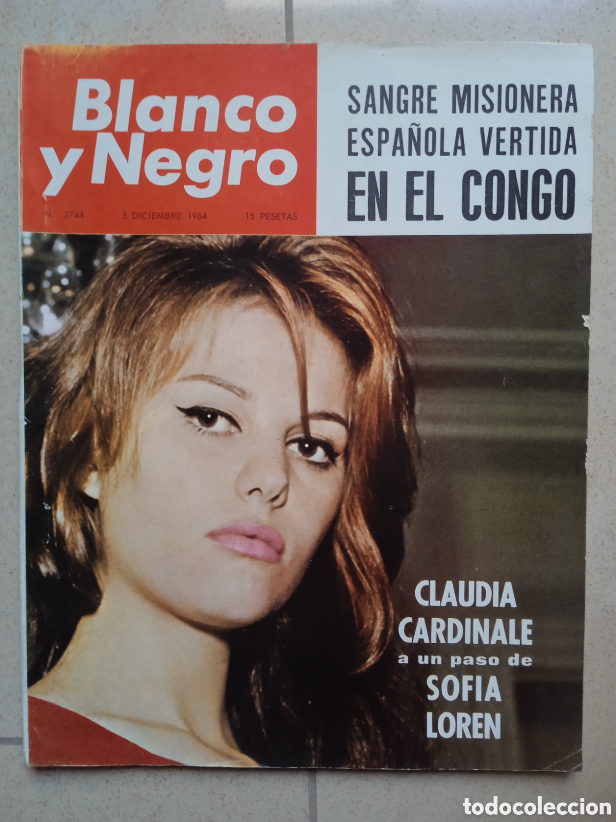 Coleccionismo de revista Blanco y Negro: Blanco y Negro n&deg; 2744 Claudia Cardinale Misioneros en el Congo Pinacoteca de Brera Nueva Arquitectu