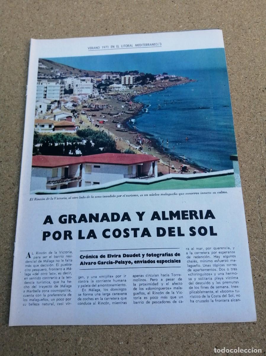 Coleccionismo de revista Blanco y Negro: REVISTILLA BLANCO Y NEGRO. A GRANADA Y ALMERIA POR LA COSTA DEL SOL
