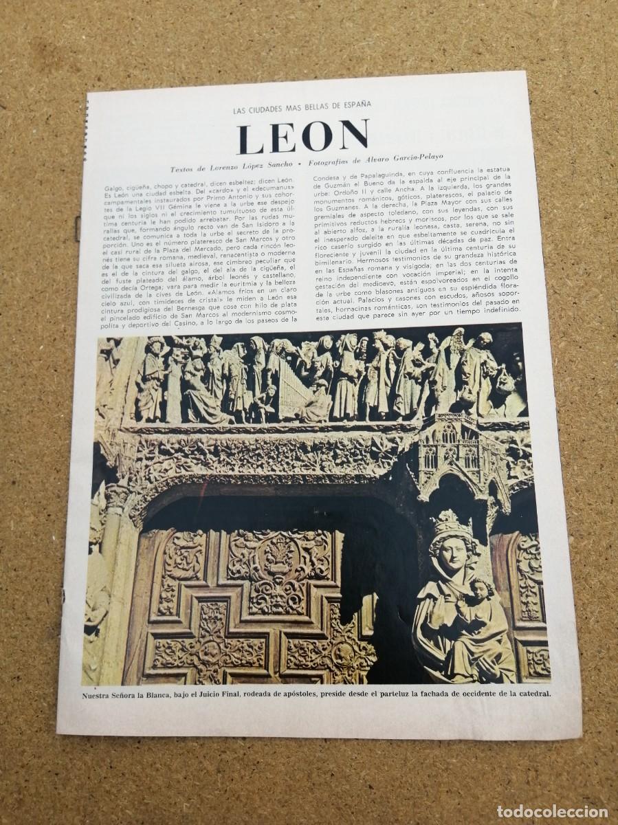 Coleccionismo de revista Blanco y Negro: REVISTILLA BLANCO Y NEGRO. LEON