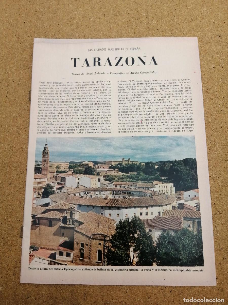 Coleccionismo de revista Blanco y Negro: REVISTILLA BLANCO Y NEGRO. TARAZONA