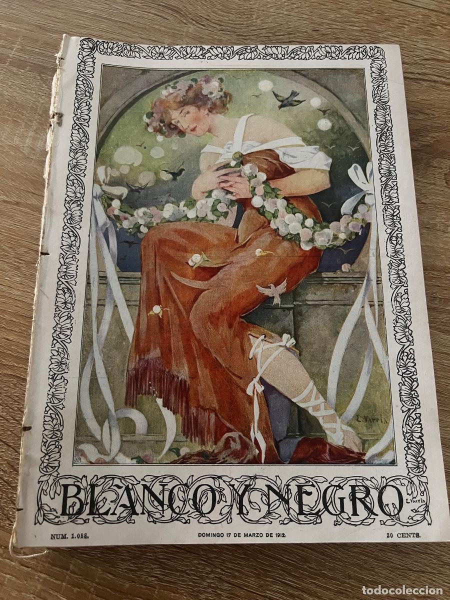 Coleccionismo de revista Blanco y Negro: BLANCO Y NEGRO. N&ordm; 1088. A&Ntilde;O 1912. EN EL ASILO DE SAN RAFAEL (MADRID). ACTUALIDAD TAURINA. LO.. LEER