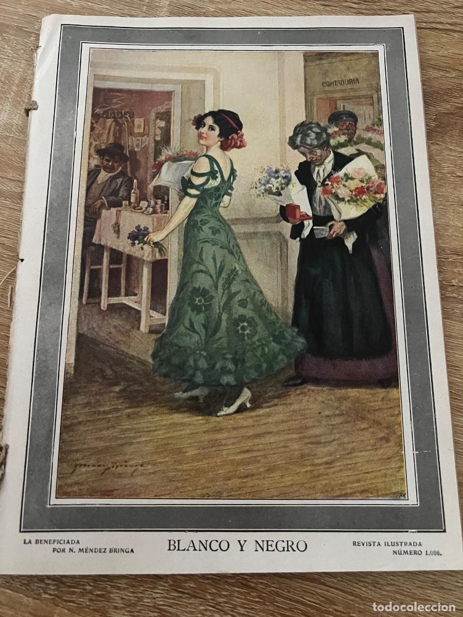 Coleccionismo de revista Blanco y Negro: BLANCO Y NEGRO. N&ordm; 1096. A&Ntilde;O 1912. ACTUALIDAD MADRILE&Ntilde;A. EL CAMPAMENTO DE LOS ALIJARES. CORRI.. LEER
