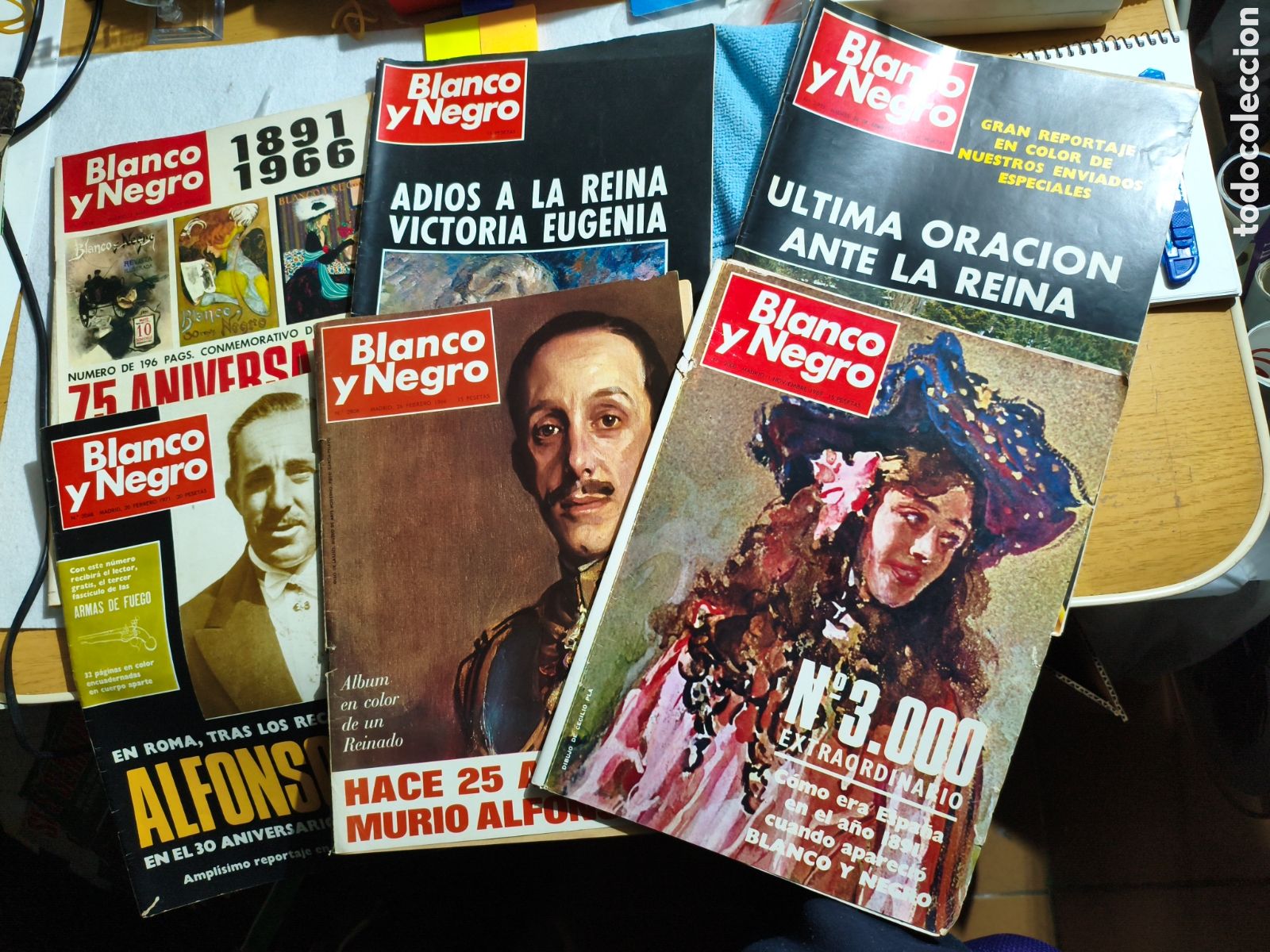 Collection Magazine Blanco y Negro: Lote Colecci&oacute;n Revistas Hist&oacute;ricas &rdquo;Blanco y Negro&rdquo; (6 ejemplares)