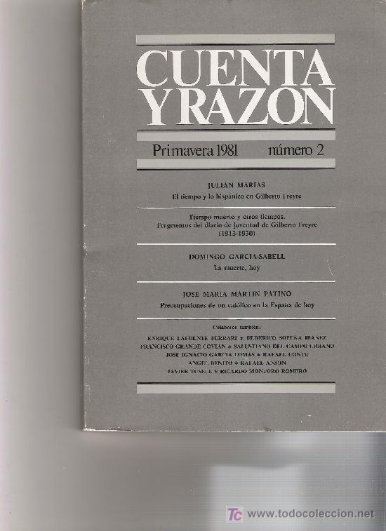 Coleccionismo de revista Cambio 16: CUENTA Y RAZON N&ordm; 2 - Foto 1